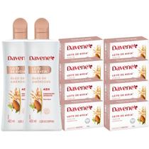 2UN Hidratante+8UN Sabonete Leite Aveia+Oleo Amendoas Davene 2UN Hidratante+8UN Sabonete Leite Aveia+Oleo Amendoas Davene