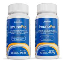 2un Imunopro Suplem Imunidade Própolis Mix Vit Mine Linhahum