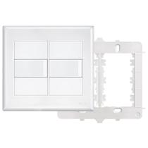 2un Interruptor Paralelo 16A 2 Teclas 4x4 Evidence FAME