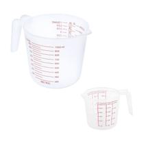 2un jarra medidora plastico 500ml e 1litro líquidos c/ alça