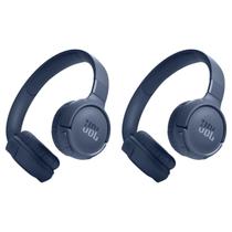 2un JBL On Ear Tune 520BT Azul Fone de Ouvido com Microfone