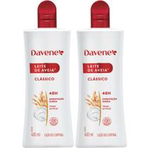 2UN Leite De Aveia Corporal 400ml Todos Os Tipos De Pele Davene
