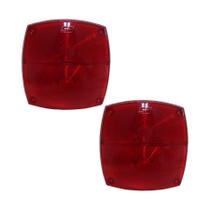 2un Lente Lanterna Traseira Vm Universal - 2pc Gf0019vm