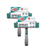 2Un Limpa Vidro Spray com Rodinho Emborrachado 230Ml Pratico