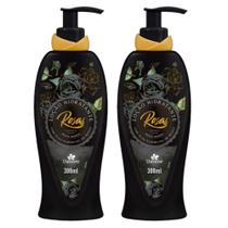 2UN Loção Hidratante Corporal Rosas Negras 300ml Davene