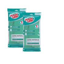2Un Luva De Limpeza Esponja Silicone Cada Pacote C/1Par