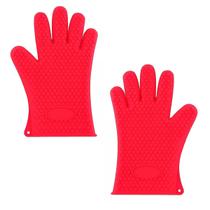 2un Luva térmica forno silicone cozinha alta temperatura