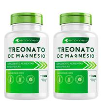 2Un Magnesio Tronato 500Mg Puro Concentrado 240Cáps (Rende 4 Meses) Ecomev