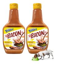 2un Molho Para Ração Cachorro Petisco Sabores Para Escolher