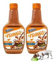 2un Molho Para Ração Cachorro Petisco Sabores Para Escolher