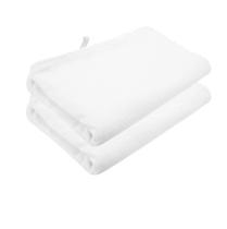 2un Pano prato branco grande costurado cozinha algodão