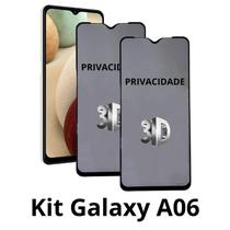 2UN Película 3D Privacidade de Vidro para Samsung Galaxy A06