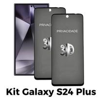 2UN Película 3D Privacidade de Vidro para Samsung Galaxy S24 Plus