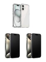 2UN Película de Cerâmica Fosca 9D + Capa Silicone TPU Iphone 16 Plus 2UN Película de Cerâmica Fosca 9D + Capa Silicone TPU Iphone 16 Plus