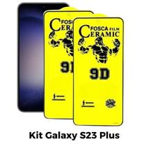 2UN Película de Cerâmica Fosca para Samsung Galaxy S23 Plus 2UN Película de Cerâmica Fosca para Samsung Galaxy S23 Plus