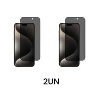 2UN Película De Vidro Privacidade Para Tela Do Iphone 14 PRO MAX