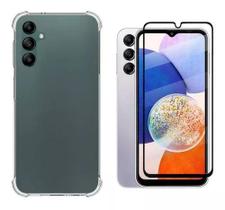 2UN Película Vidro 3D + 1UN Capa Anti Impactos Para Samsung Galaxy A14 Transparente 2UN Película Vidro 3D + 1UN Capa Anti Impactos Para Samsung Galaxy A14 Transparente
