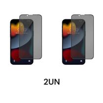 2UN Películas 3D De Vidro Privacidade Para Iphone 14 PLUS