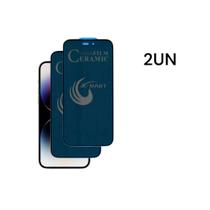 2UN Películas Anti Espião De Cerâmica Fosca Privacidade 9D Para Iphone 15 PRO