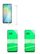 2UN Películas Cerâmica 9D + Capinha Silicone TPU Para Samsung Galaxy A07
