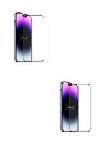 2UN Películas Frontal 3D Vidro Temperado Para Iphone 16 Plus