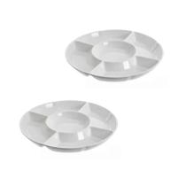 2un petisqueira 5 divisões melamina branco tabua frios