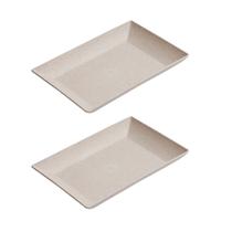 2un Petisqueira travessa Retangular 24cm Bege 2un Petisqueira travessa Retangular 24cm Bege