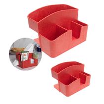 2un Porta Guardanapo Sachê Divisórias Restaurante Vermelho