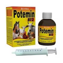 2UN Potemin B12 - 100ML - Vitamina Para Animais 2UN Potemin B12 - 100ML - Vitamina Para Animais