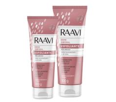 2Un Raavi Creme Esfoliante Corporal De Arroz De 100g Cada