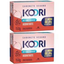 2UN Sabonete Vegetal Koori Antibac Hidratante 150g Davene