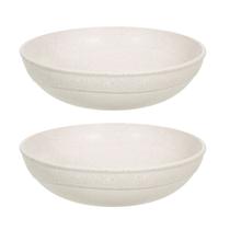2un Saladeira redonda 2,4lt tigela bowl 25cm Bege 2un Saladeira redonda 2,4lt tigela bowl 25cm Bege