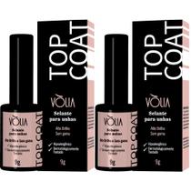 2UN Selante Para Unhas Em Gel Top Coat Finalizador 9g Volia