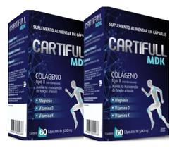 2un Suplemento CartiFull MDK e Colágeno Tipo 2 - 60 CPS - DOMINA