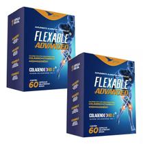 2un Suplemento Colágeno Tipo 2 não Desnaturado 60 CPS Flexable Advanced GLOBAL