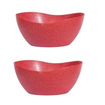 2un Tigela saladeira bowl oval 1,9lt vermelho1