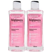 2UN Tônico Hipoalérgico Higiporo Pele Sensível 130ML Davene