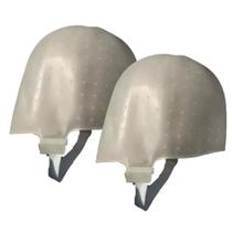 2UN Touca de Silicone Para Machas Com tiras autocolantes Santa Clara