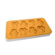 2und Forma Gelo Silicone Cubos divertidos Pinguim - Laranja