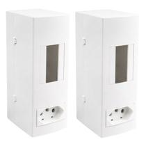 2Und Tomada 2P+T 20A/250V+Caixa de Sobrepor para Disjuntor