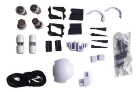 2X 01 Kit De Acessórios Para Box De Banheiro De Canto