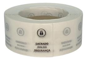 2X 1.000 Lacres De Segurança Bopp Transparente 1,5X2,5Cm - C