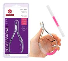 2X 1 Alicate Mundial 777 Prof Inox + 1 Mola Silicone Manicur