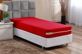 2X 1 Capa De Colchão Solteiro Cor Vermelho 2X 1 Capa De Colchão Solteiro Cor Vermelho