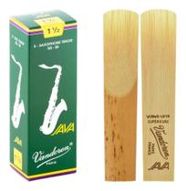 2X 1 Palheta Sax Tenor Vandoren Java 1 1,5 2 2,5 3 2X 1 Palheta Sax Tenor Vandoren Java 1 1,5 2 2,5 3