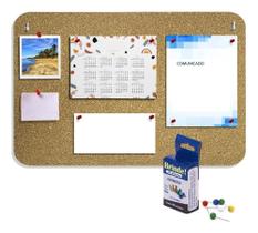 2X 1 Quadro De Aviso Recado Cortiça Mural De Fotos 28X44Cm I 2X 1 Quadro De Aviso Recado Cortiça Mural De Fotos 28X44Cm I