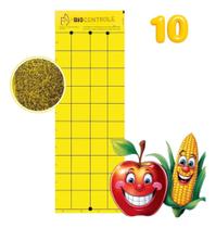 2X 10 Armadilhas Amarela Adesiva Contra Insetos Colante Fort 2X 10 Armadilhas Amarela Adesiva Contra Insetos Colante Fort