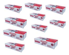 2X 10 Caixas Kit De Grampo Para Grampeador 50 Mil Grampo 26/