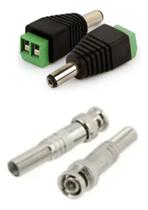 2X 10 Conector P4 Macho E 10 Conector Bnc Mola E Parafuso Cf