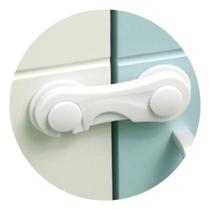 2X 10 Fixador Prendedor Trava Gaveta Armário Cozinha Criança